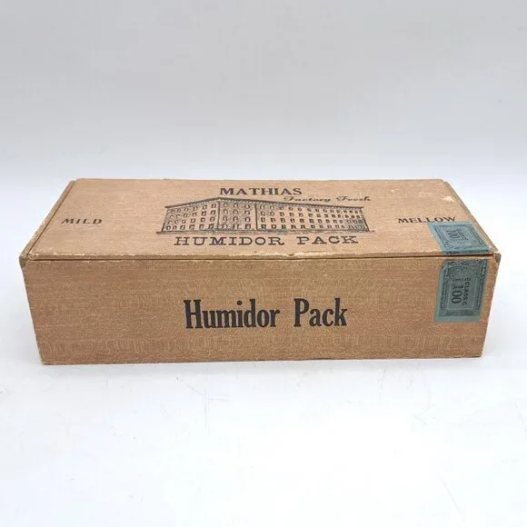 Mathias Humidor Pack Cigar Box - Picture 3 of 10